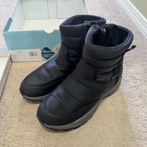 Women's Baretrap Black Winter Snow Boots 8
